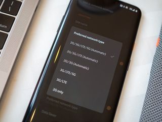 T-Mobile 5G network on the OnePlus 7T Pro