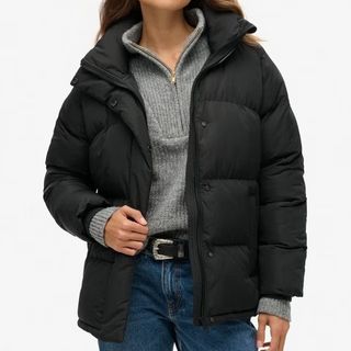 Superdry Mid-Length Puffer Jacket