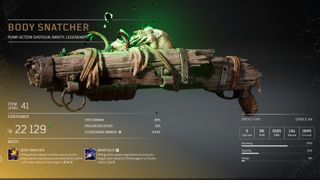 Outriders legendary weapons