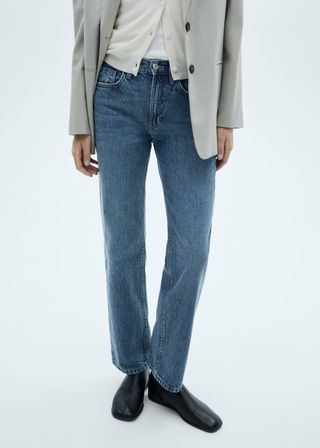 Matilda Medium-Rise Straight-Fit Jeans