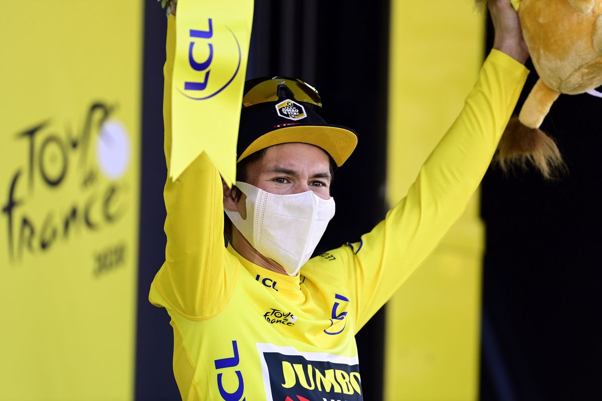 Tour de France 2020 - 107th Edition - 19th stage Bourg-en-Bresse - Champagnole 166,5 KM - 18/09/2020 - Primoz Roglic (SLO - Team Jumbo - Visma) - photo POOL/BettiniPhoto&Acirc;&copy;2020