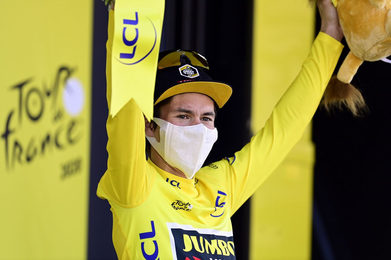 Tour de France 2020 - 107th Edition - 19th stage Bourg-en-Bresse - Champagnole 166,5 KM - 18/09/2020 - Primoz Roglic (SLO - Team Jumbo - Visma) - photo POOL/BettiniPhoto&Acirc;&copy;2020