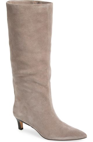 Dauphine Kitten Heel Knee High Boot