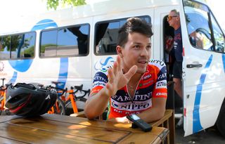 Julian Arrendondo discusses new opportunities at Nippo-Vini Fantini during the recent Vuelta a San Juan