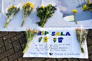 Fans paid tribute to Emiliano Sala at the Cardiff City Stadium on the anniversary of his death