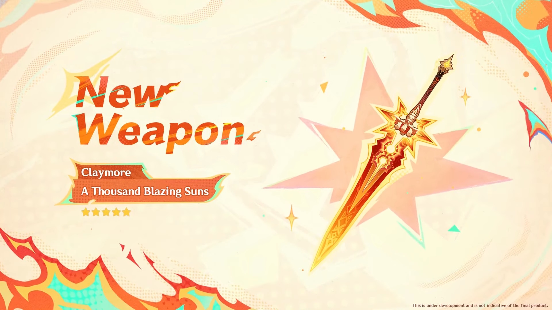 Genshin Impact next banner - Mavuika's signature claymore weapon