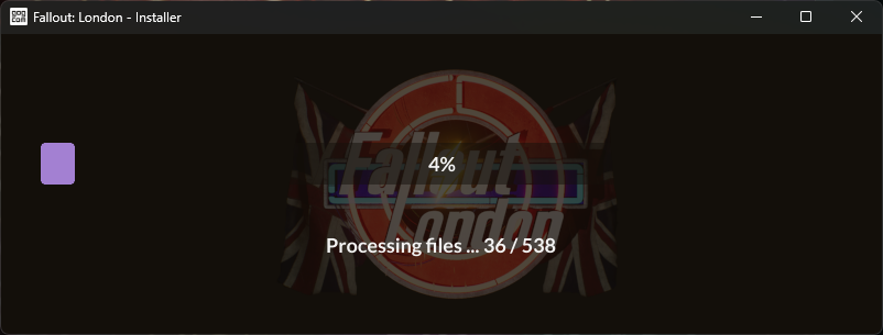 Fallout: London installs.