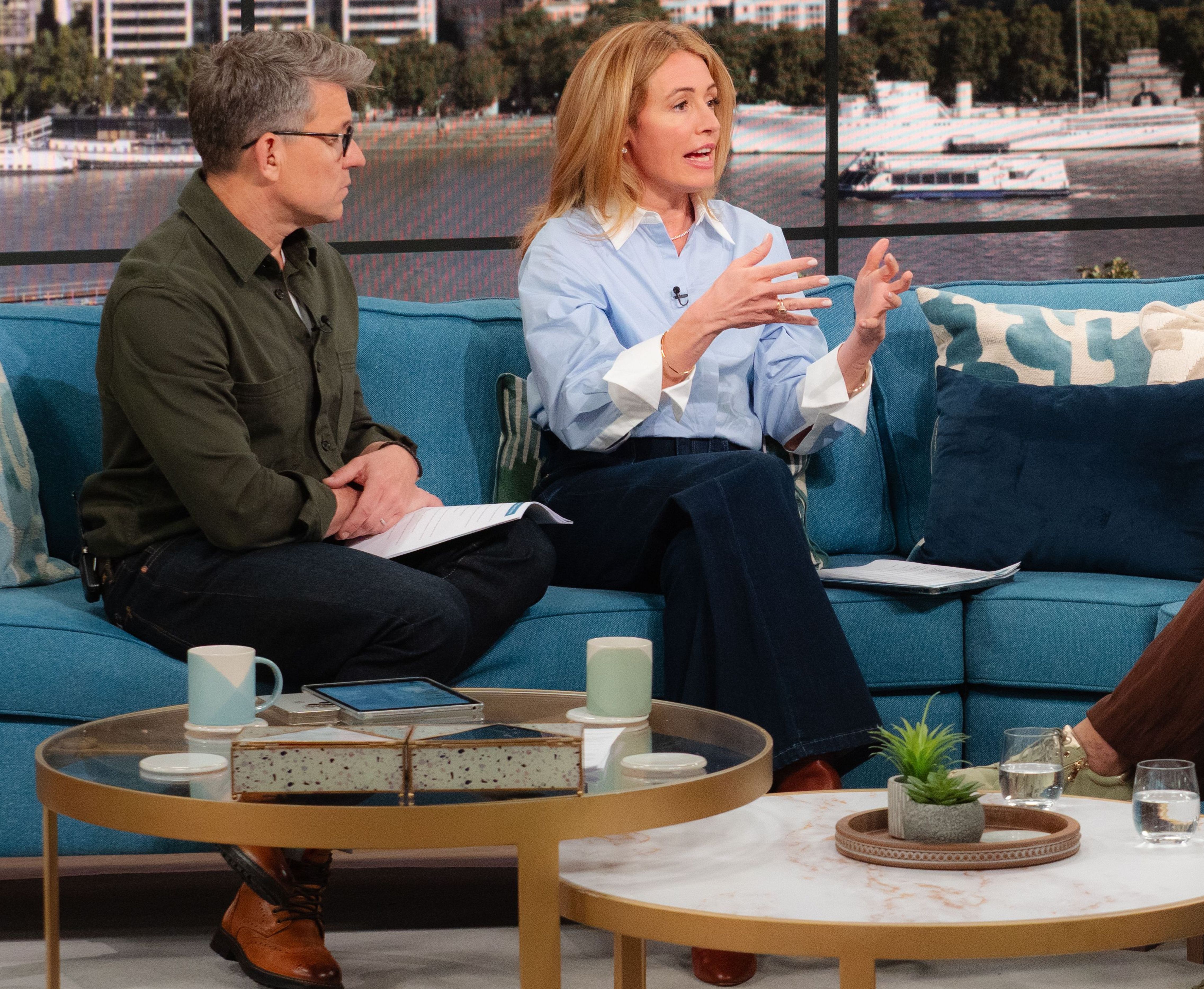 'This Morning' TV show, London, UK Ben Shephard, Cat Deeley