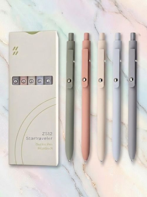 Gel Pens, 0.5mm Japanese Black Ink Fine Point Smooth Writing Pens, 
