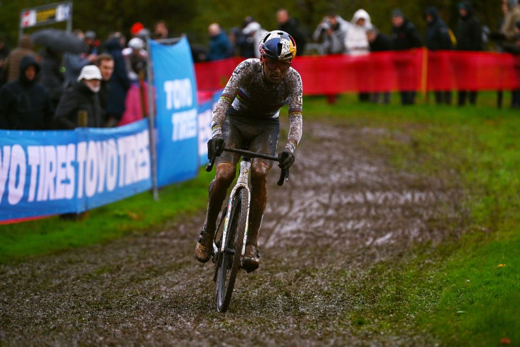 OVERIJSE BELGIUM NOVEMBER 20 Thomas Pidcock of United Kingdom and Team INEOS Grenadiers competes during the 62nd UCI Cyclocross World Cup Druivencross Overijse 2022 Mens Elite CXWorldCup Overijse Cyclocross on November 20 2022 in Overijse Belgium Photo by Luc ClaessenGetty Images