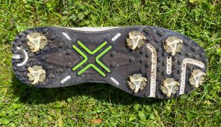 The sole of the Payntr X-006 golf shoe