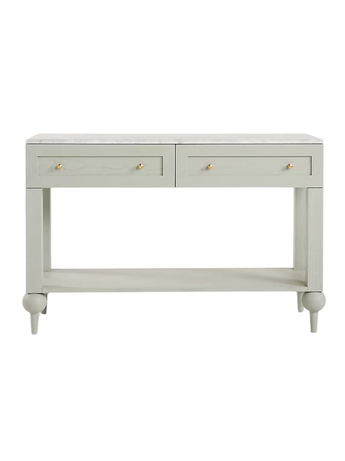 The Fern Marble Top Console