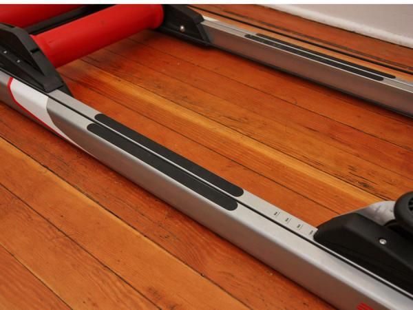 The broad dual frame provides a decent-sized place to put your foot when you're just getting going.