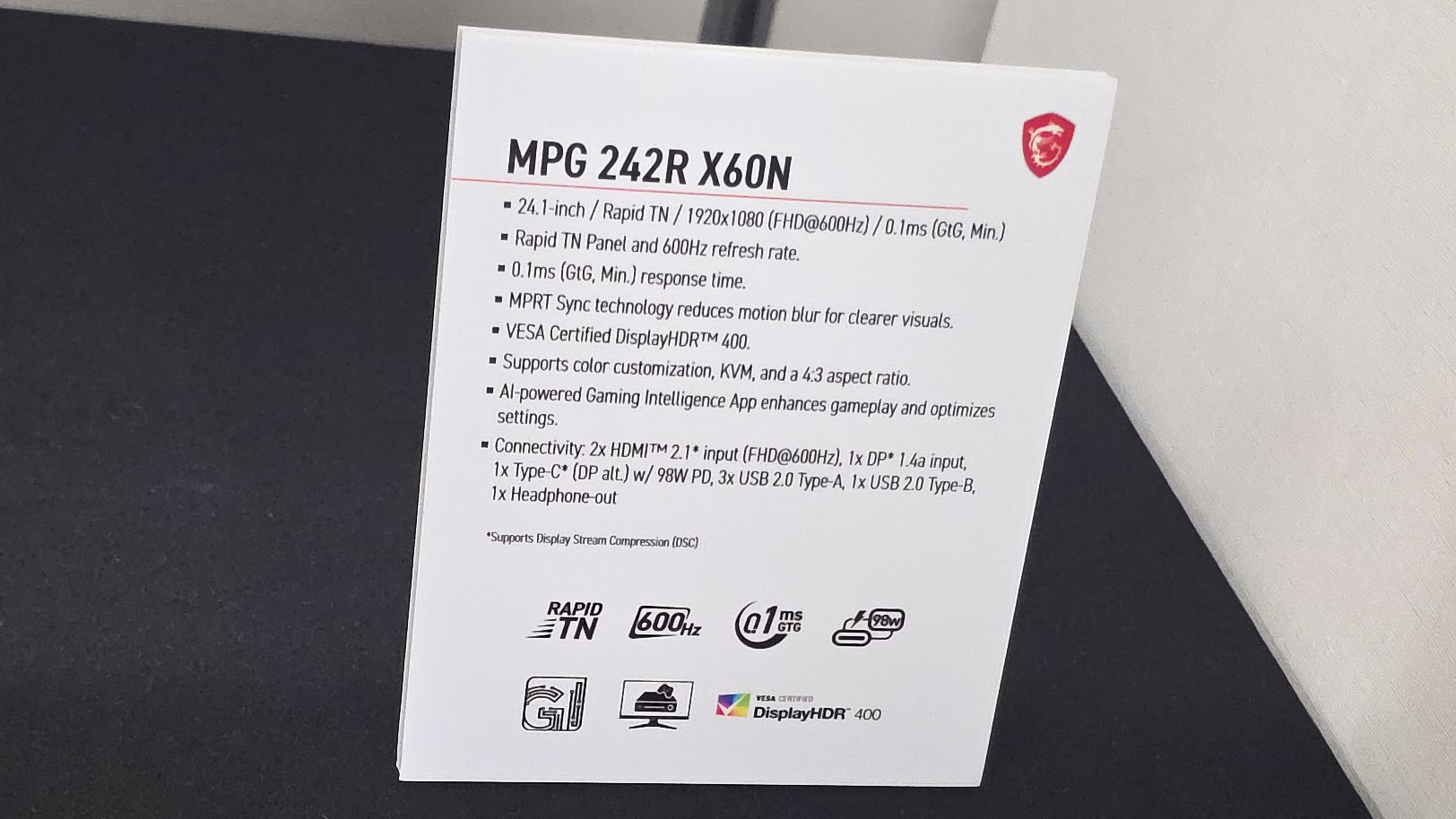 MSI Monitors at Computex 2025