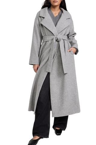 Line & Dot Damson Coat