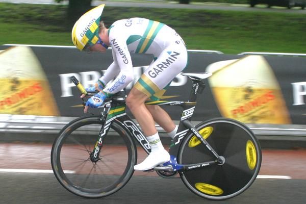 Cameron Meyer (Garmin-Transitions), the Australian time trial champion.