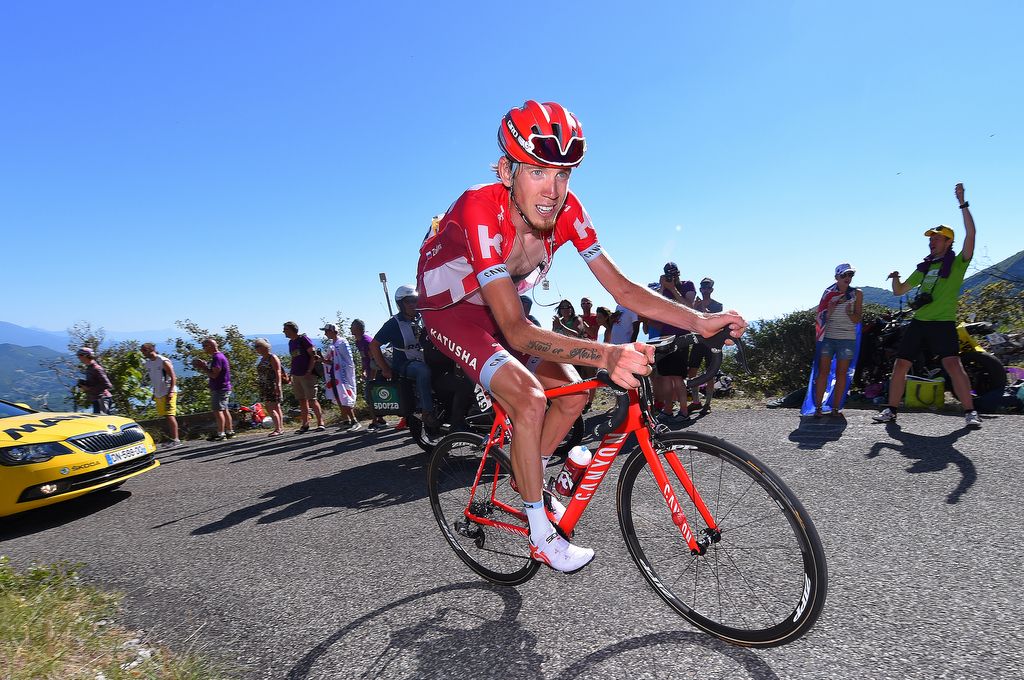 Ilnur Zakarin (Katusha) powers on