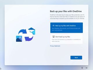 OOBE OneDrive setup