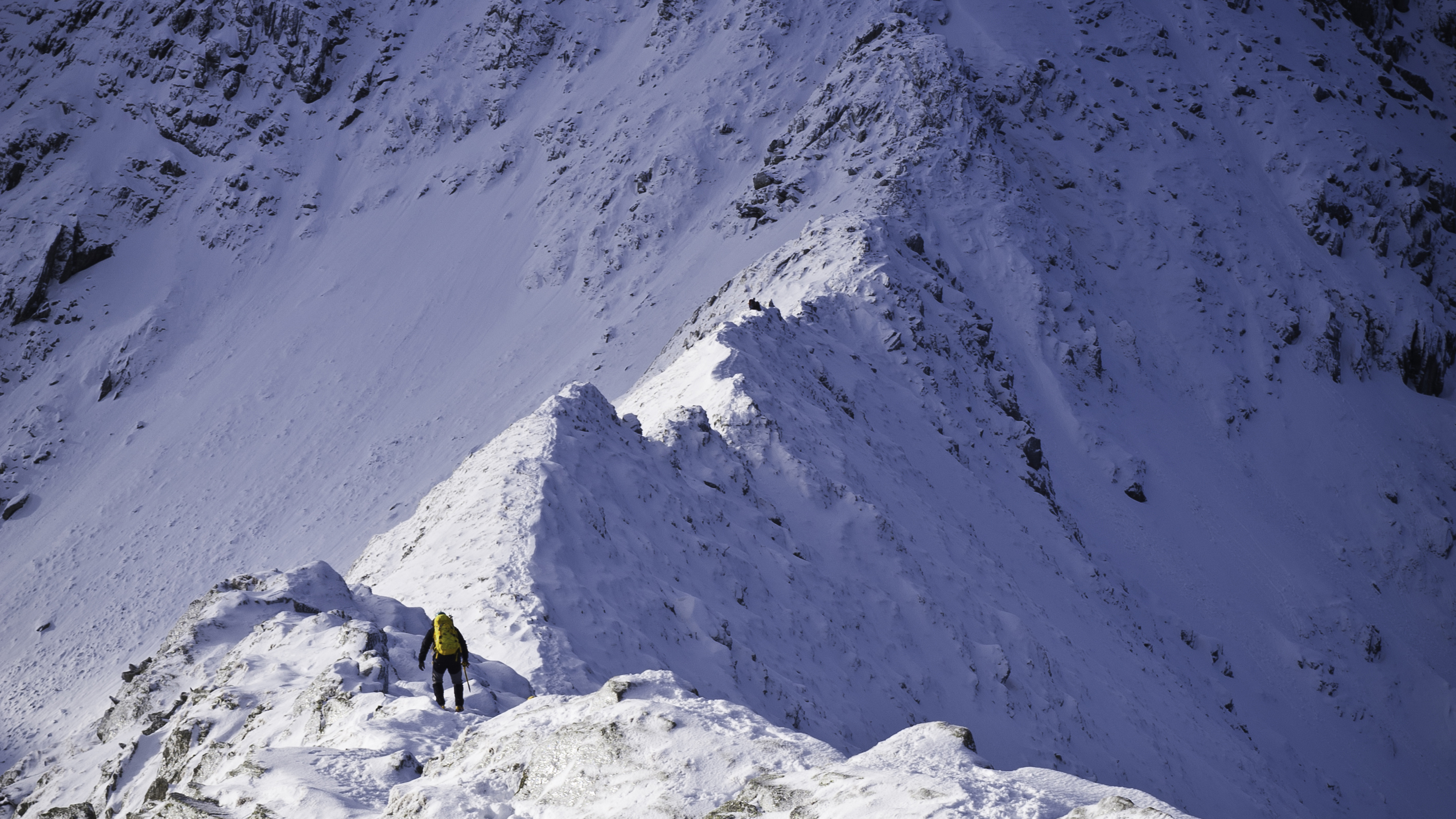 Striding Edge in winter
