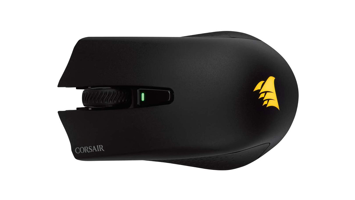 Corsair Harpoon RGB Wireless against a white background