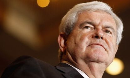 With his finances drying up and his poll numbers tumbling, Newt Gingrich is being encouraged to drop out and get behind Rick Santorum.