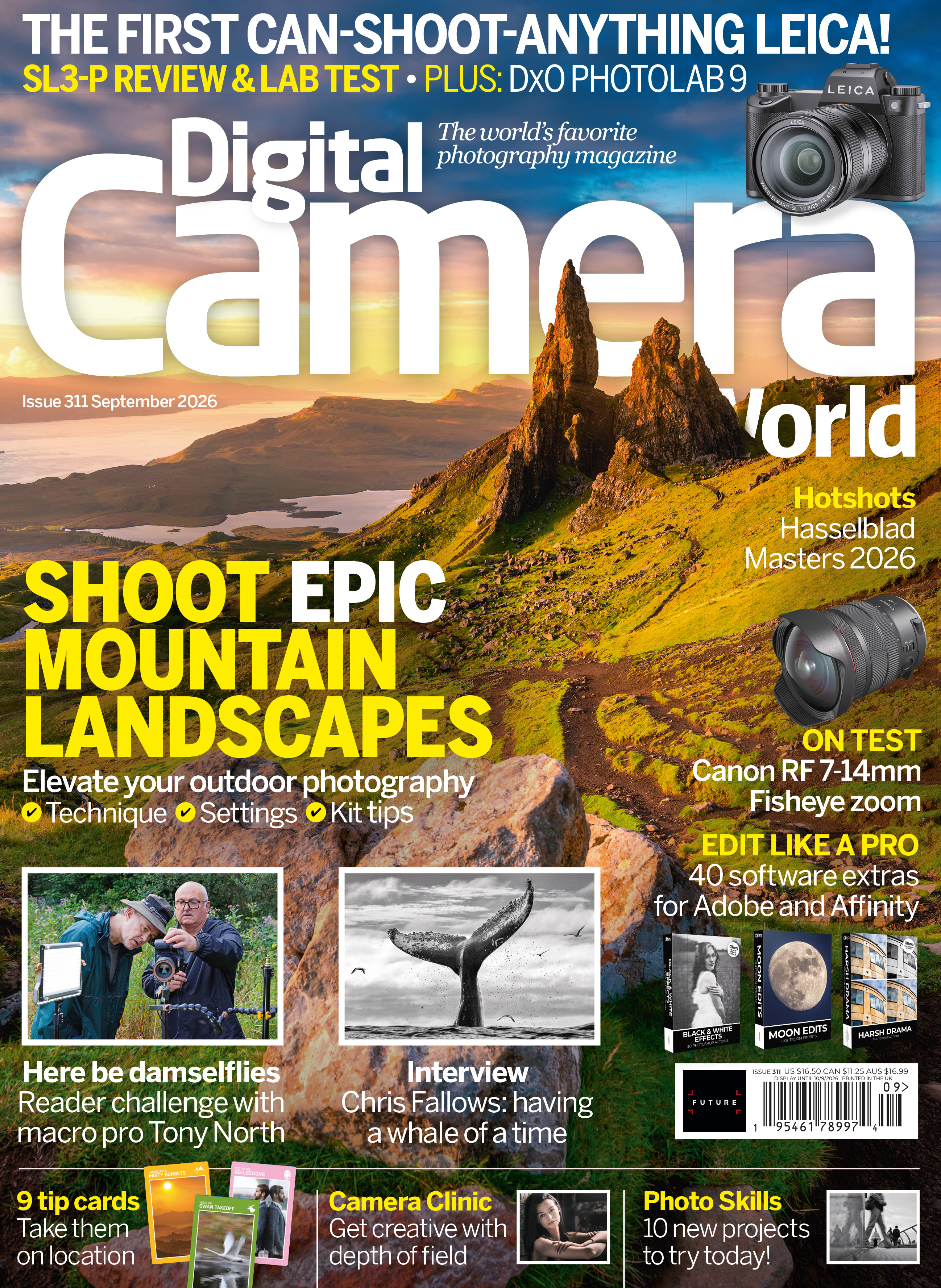 Photo of the front cover of issue 311 (September 2026) of Digital Camera World magazine