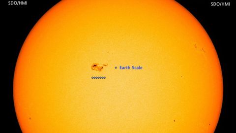 Giant Sunspot Grew 10 Times Wider Than Earth In Just 48 Hours, Then ...