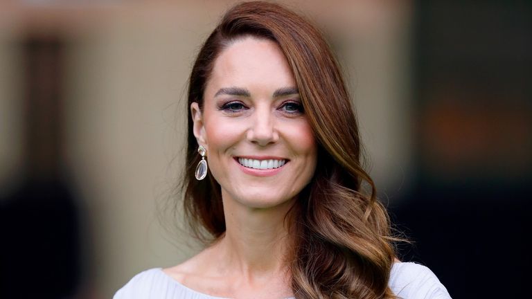 Catherine, Duchess of Cambridge attends the Earthshot Prize 2021 at Alexandra Palace on October 17, 2021
