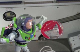 Buzz Lightyear With Fish in Bubble