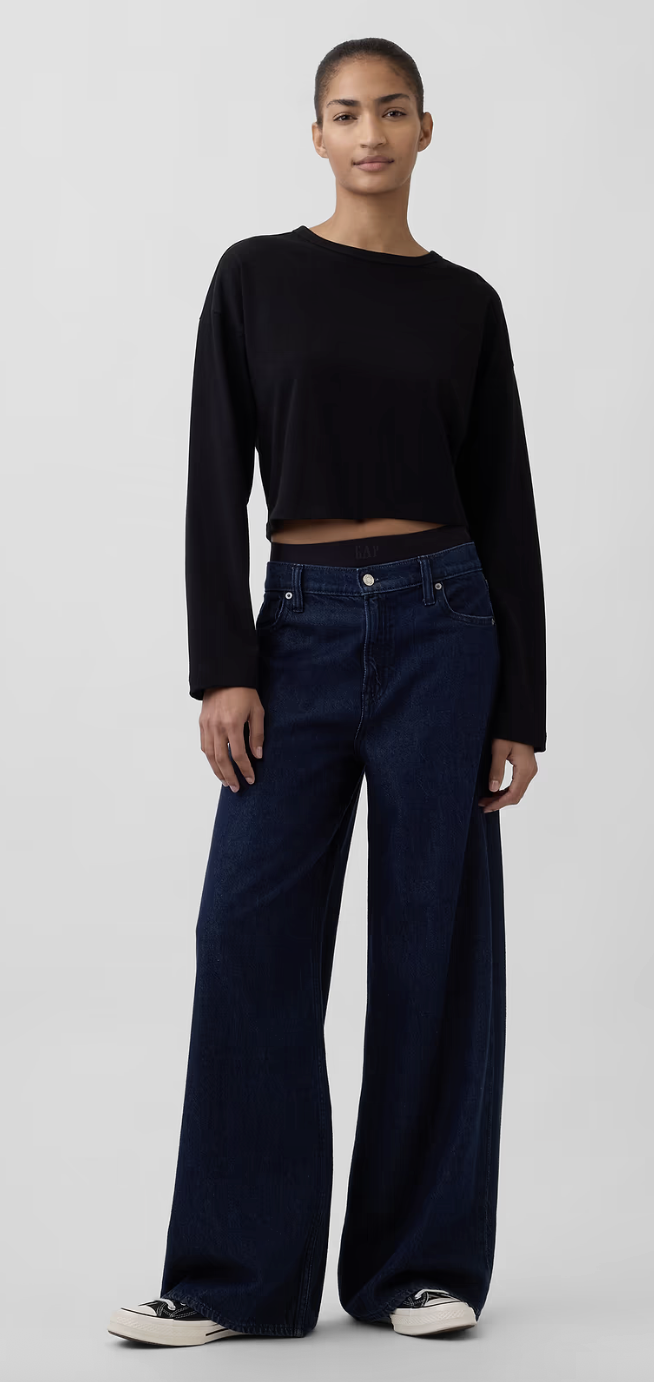 Gap, Mid Rise Ultrasoft Baggy Jeans (Were $89.95)