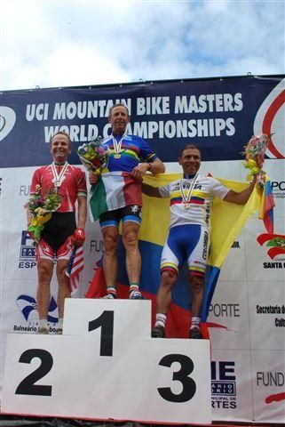 Men's 55-59 cross country podium