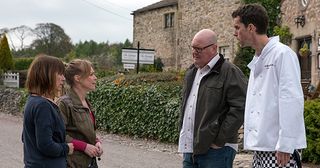 Will Rhona Goskirk finally open up to Paddy Kirk and Marlon Dingle in Emmerdale.