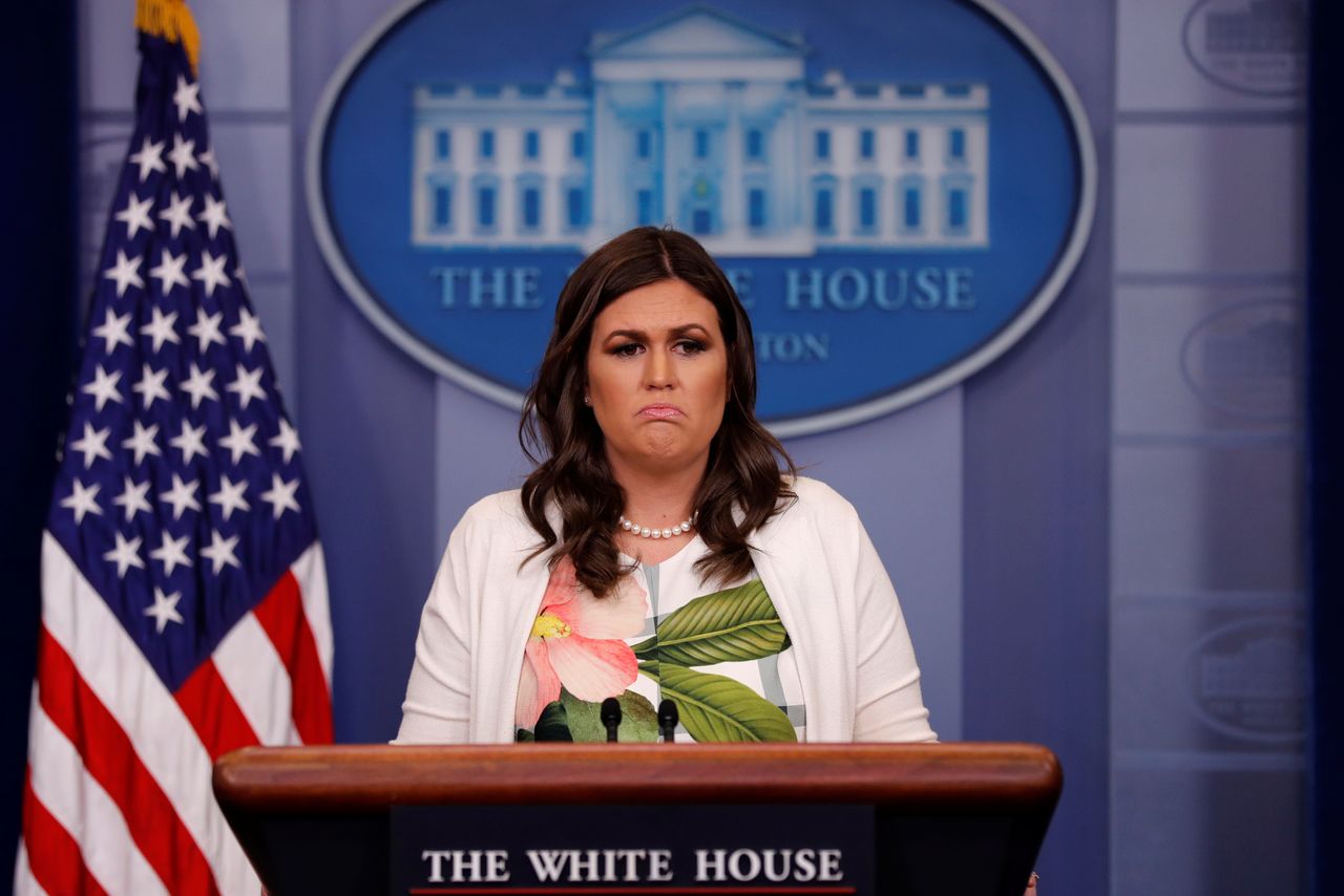 Sarah Huckabee Sanders.