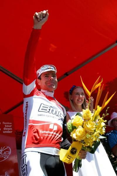 Cadel Evans (BMC Racing Team) won the day's most aggressive rider jersey.