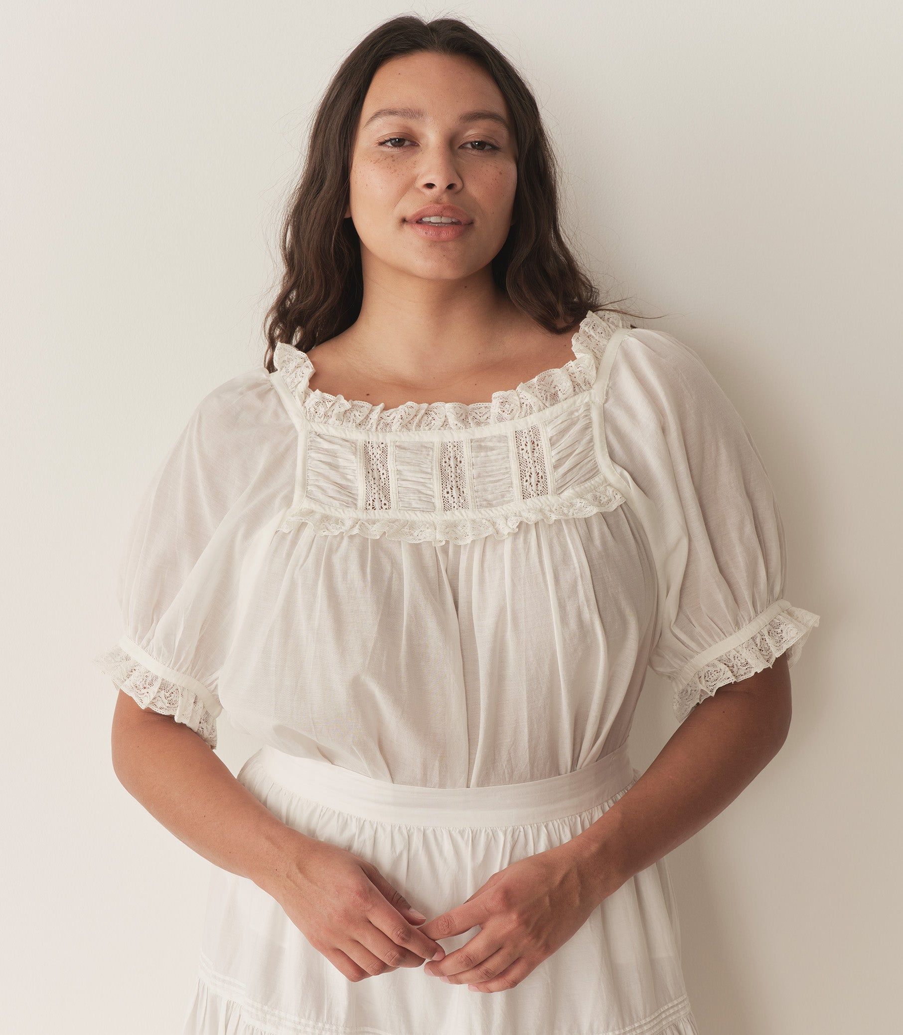 Frances Top -- Salt Lace