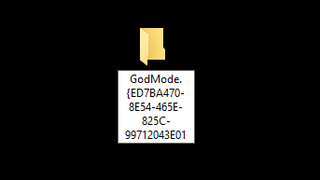 Windows God Mode folder