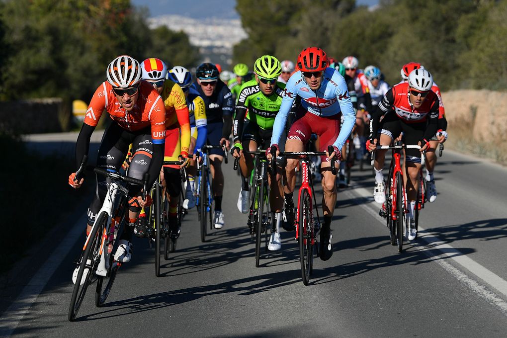 Rob Britton on the attack at Trofeo Playa de Palma in Spain