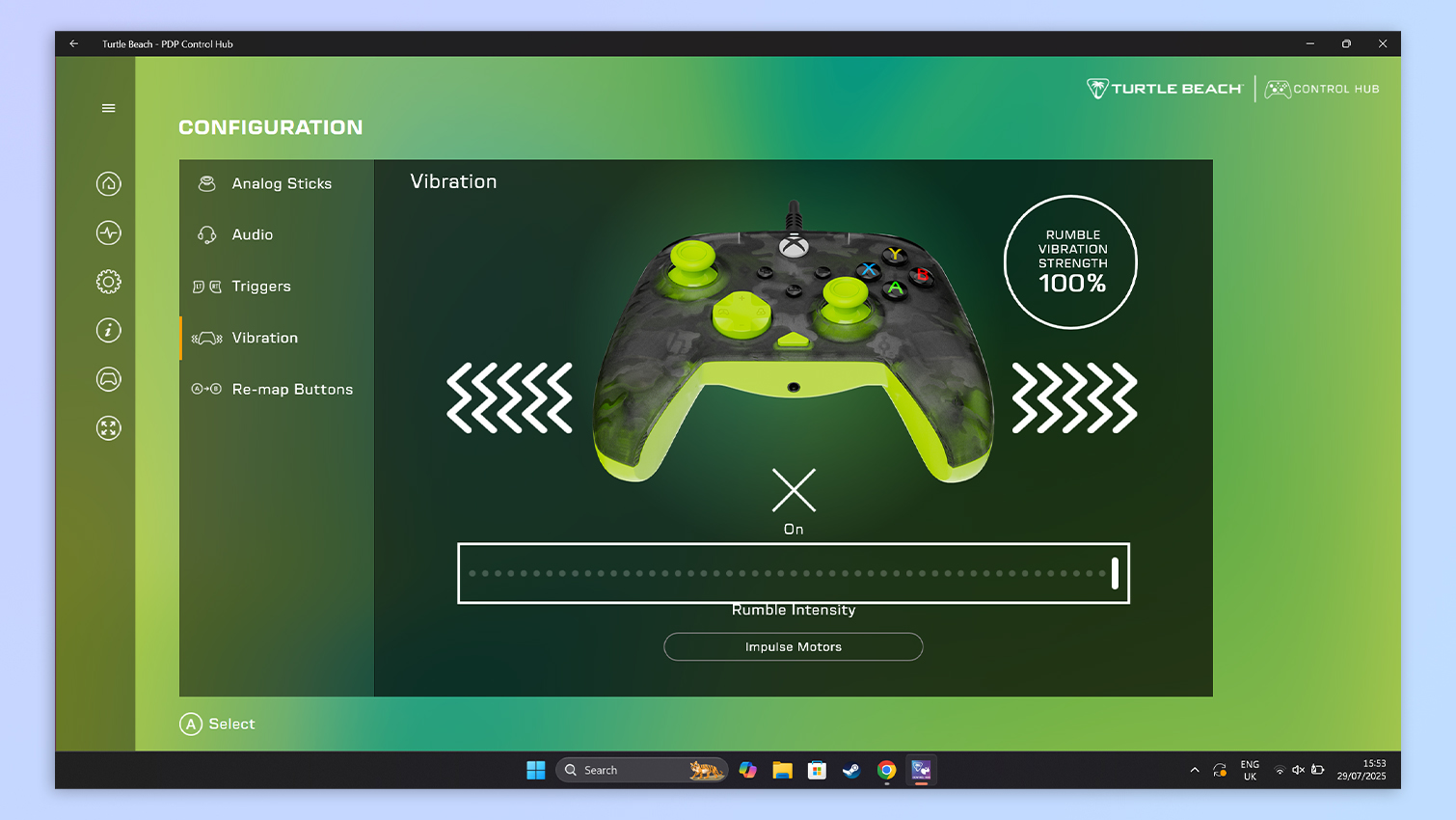 Turtle Beach PDP Control Hub screenshot