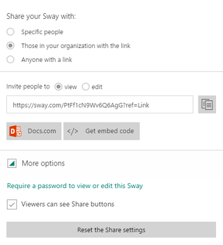 Sway share