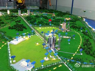 Hainan Island Spaceport Model