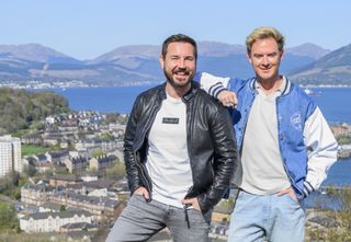 Martin Compston will travel with his TV presenter pal Phil MacHugh throughout the series.