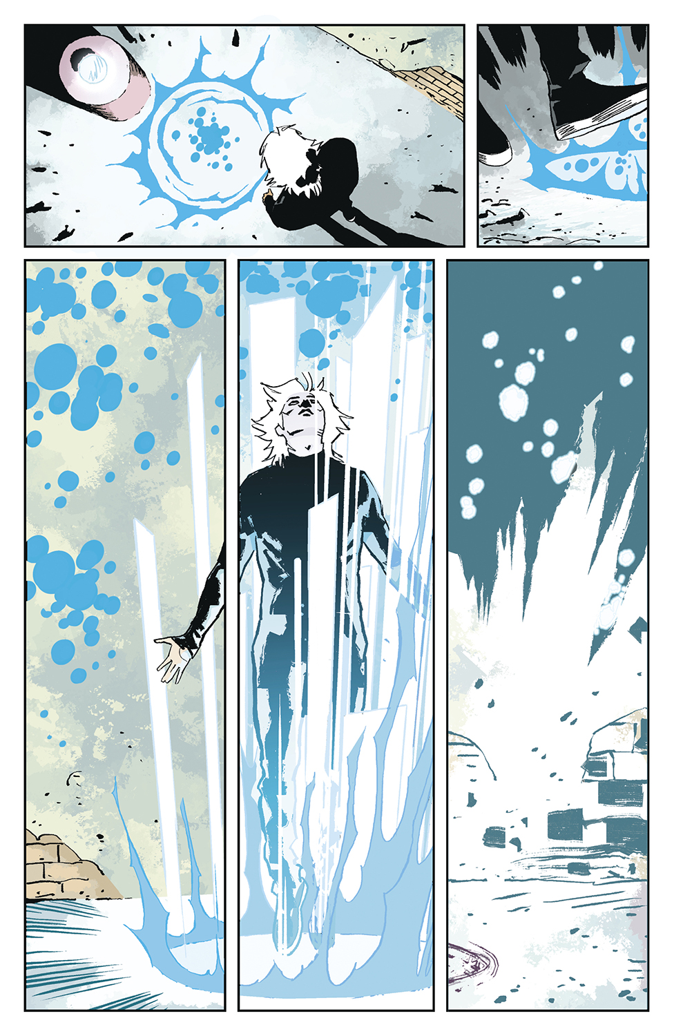 Preview pages from Lost Fantasy #1.