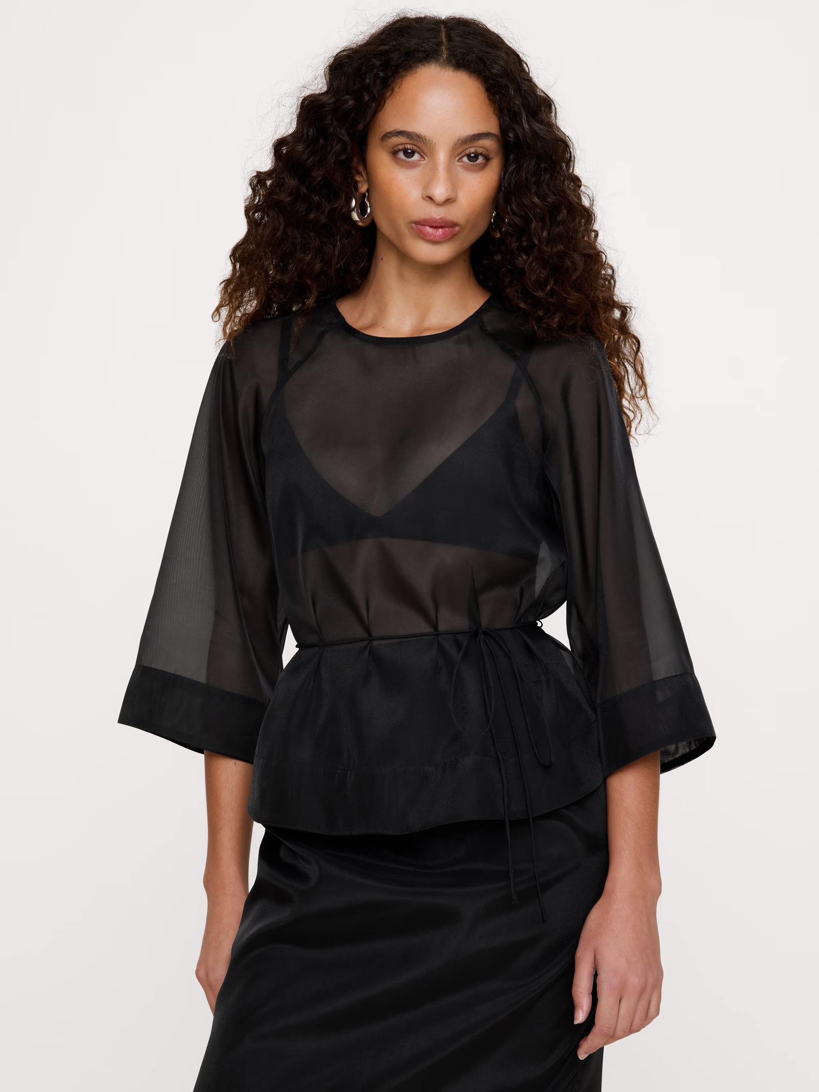 Banana Republic, Organza Peplum Top