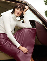 Boden Catriona Leather Skirt: £350.00&nbsp;£245.00 (save £105) | Boden