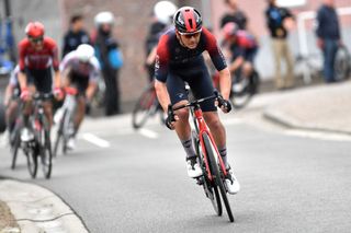 OVERIJSE BELGIUM APRIL 13 Magnus Sheffield of United States and Team INEOS Grenadiers competes iduring the 62nd De Brabantse Pijl La Flche Brabanonne 2022 Mens Elite a 2051km one day race from Leuven to Overijse BP22 on April 13 2022 in Overijse Belgium Photo by Luc ClaessenGetty Images