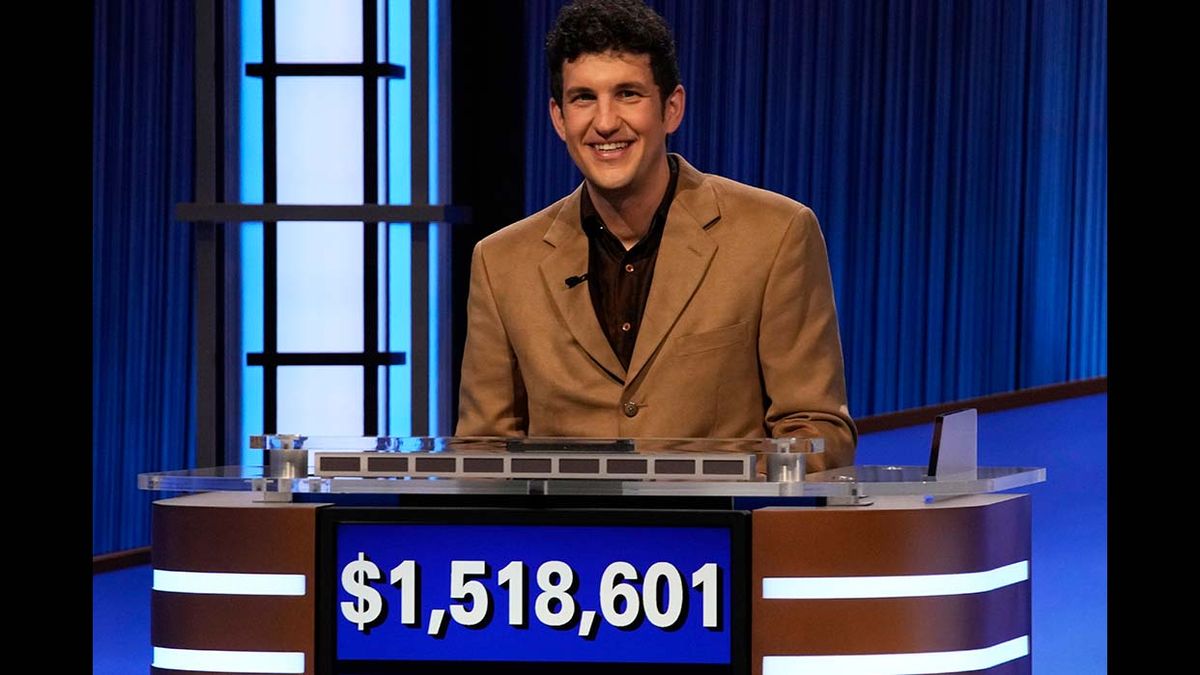 Matt Amodio&#039;s &#039;Jeopardy!&#039; winning streak came to an end Monday with 38.