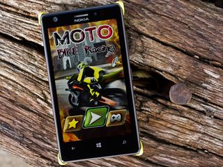 Moto Racing, a Windows Phone endless runner game on two wheels