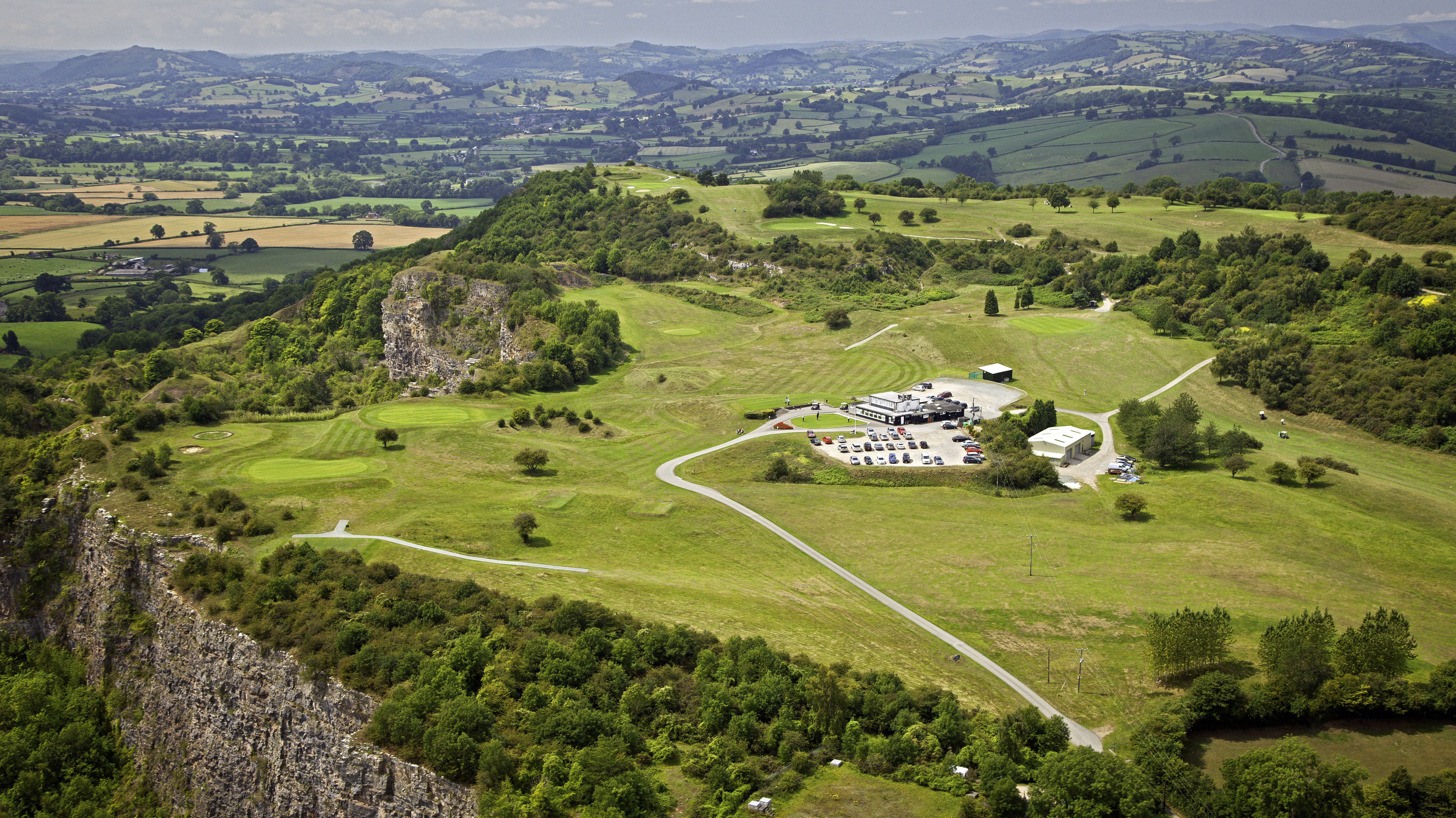 Llanymynech - Aerial 1