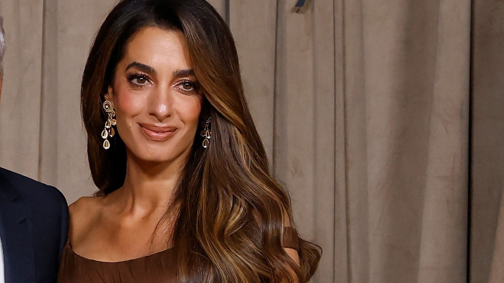 a headshot of amal clooney 