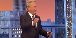 Wheel of Fortune host Pat Sajak cheers on Blair Davis Merv Griffin Enterprises